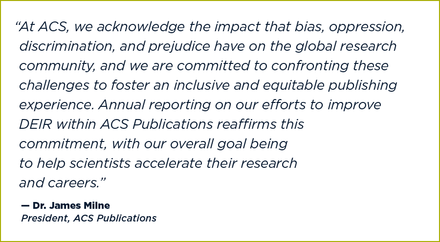   At ACS, we acknowledge the impact that bias, oppression, discrimination, and prejudice have on the global research    