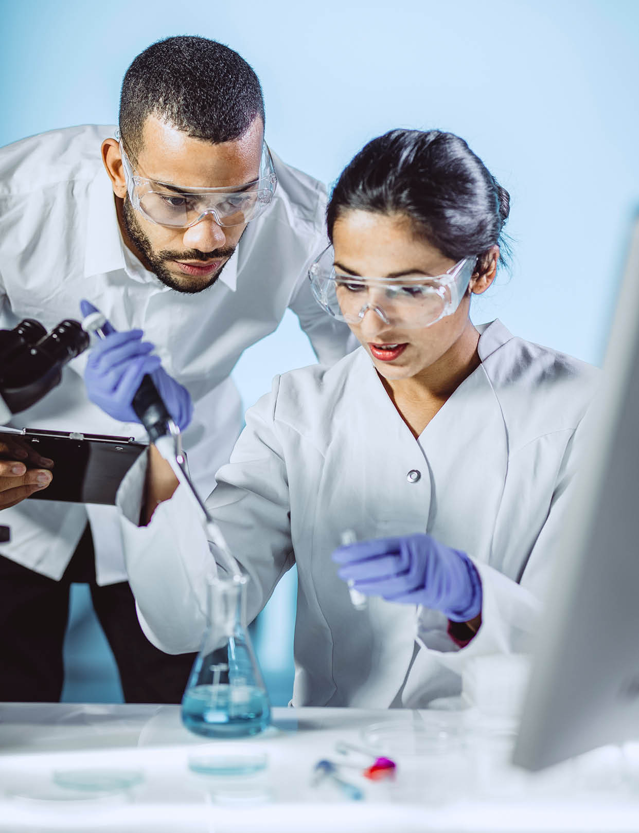 Scientists Working in The Laboratory