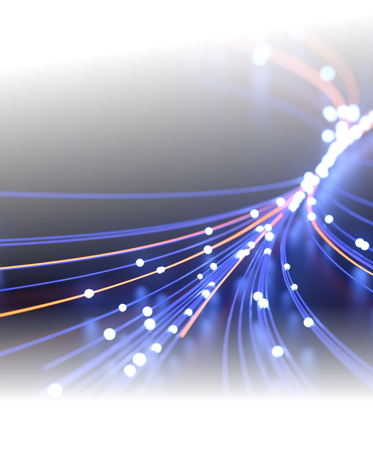 Abstract background of wires and glowing particles