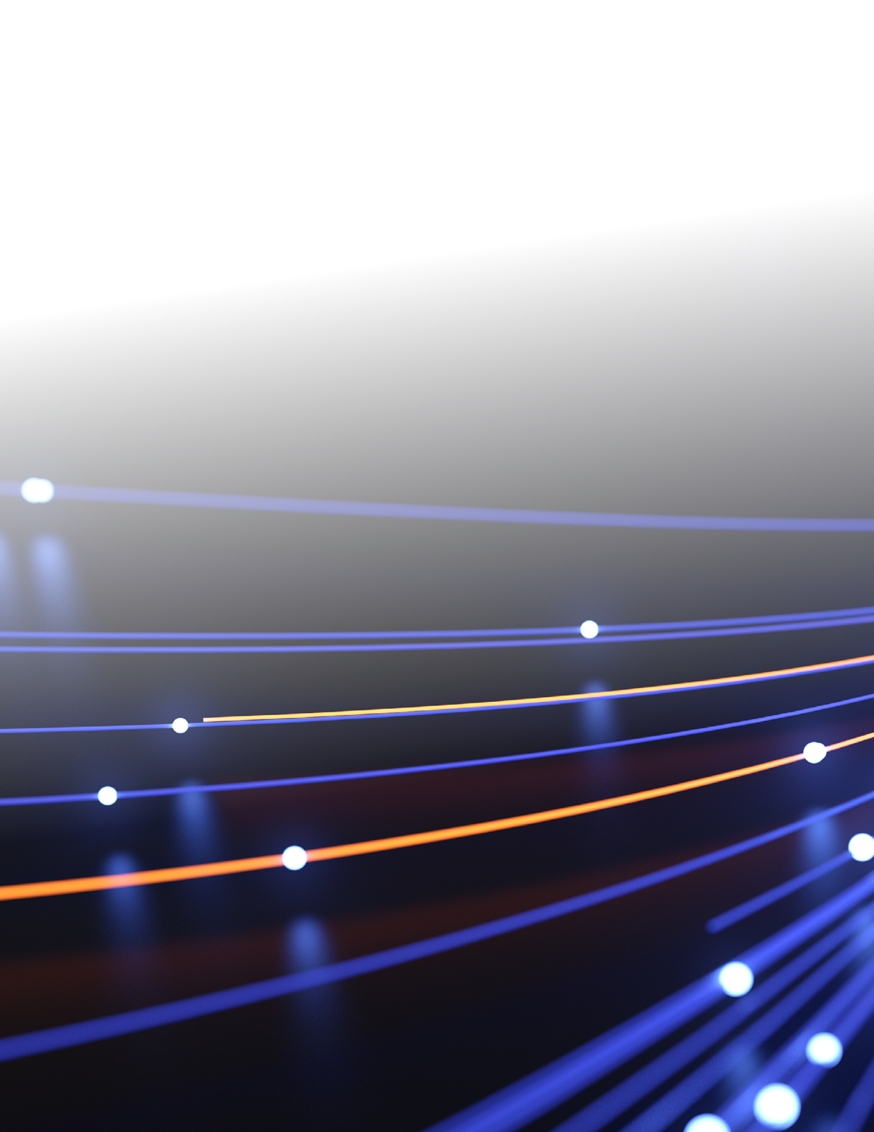 Abstract background of wires and glowing particles