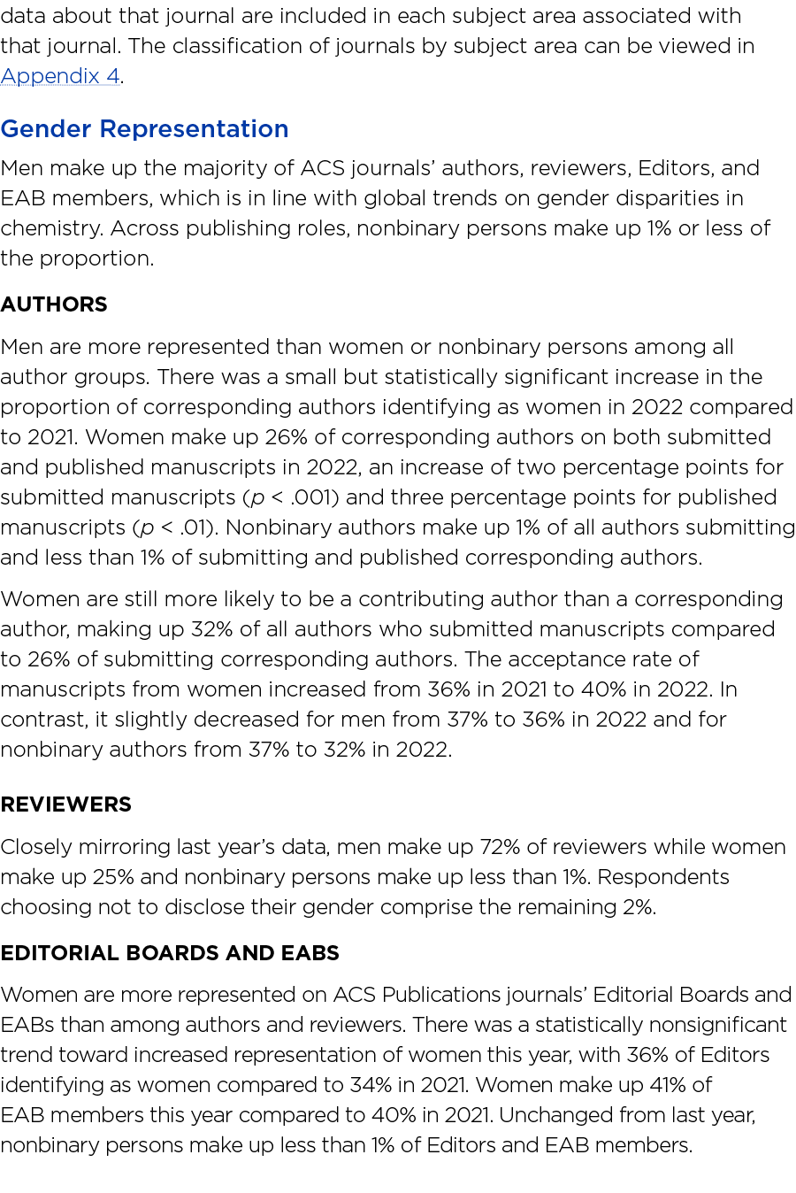 data about that journal are included in each subject area associated with that journal  The classification of journal   