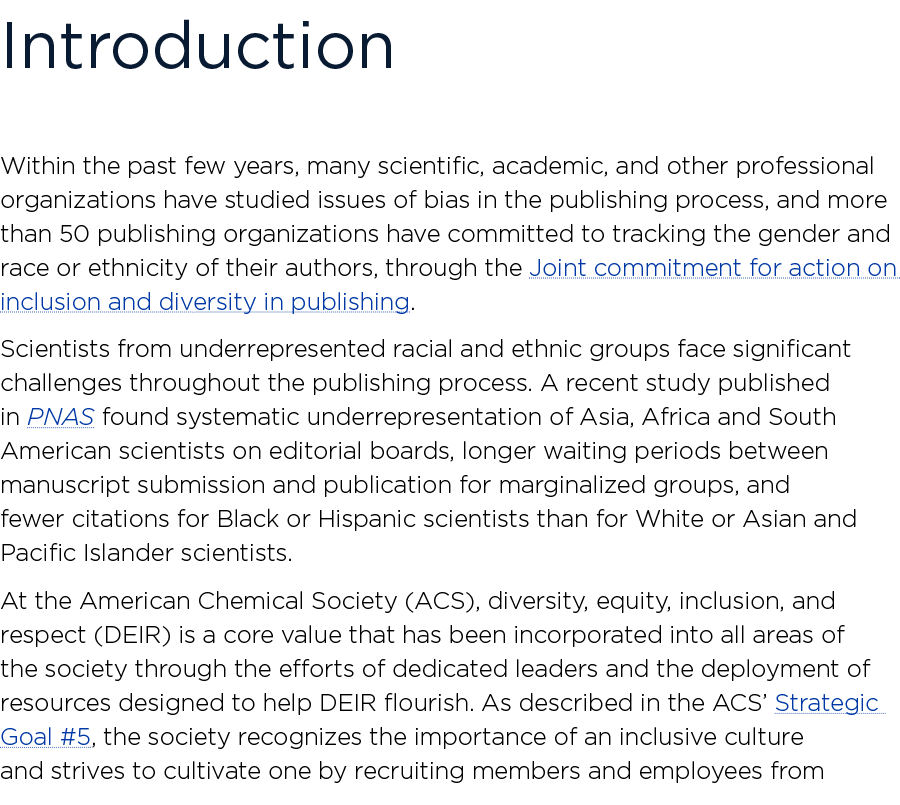 ﻿Introduction Within the past few years, many scientific, academic, and other professional organizations have studied...